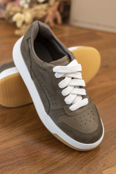 Zapatilla Feli - Militar - comprar online