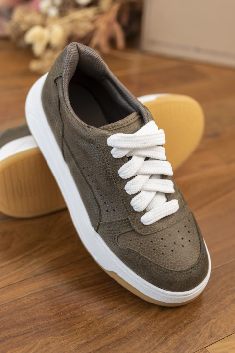 Zapatilla Feli - Militar - comprar online