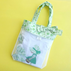 Conjunto Saia Baby Camponesa Verde - Picole Baby