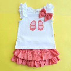 Conjunto Saia Baby Sapatinho