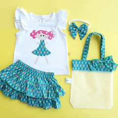 Conjunto Saia Baby Boneca na internet