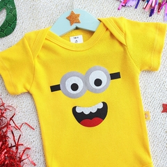 Body Manga Curta Minions - comprar online