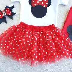 Conjunto Saia Tule Minie (Body) - Picole Baby