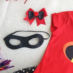 Conj. Kids Saia Tule Incríveis (Baby Look) - loja online