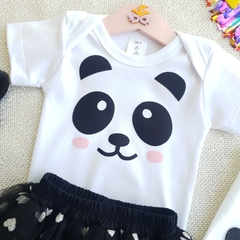 Conjunto Saia Tule Baby Panda (Body) - comprar online