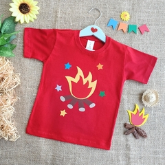Camiseta Vermelha Fogueira - comprar online