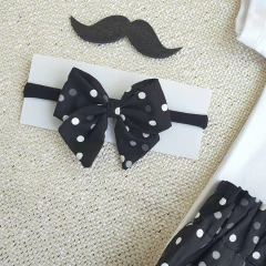 Imagem do Kit Tapa Fralda Bloomer Papai Amo Você (Branco/Preto)