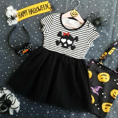 Vestido Halloween Caveira - comprar online