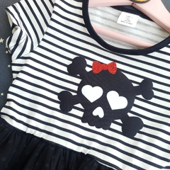 Vestido Halloween Caveira na internet