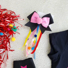 Conj. Kids Saia Tule Batgirl (Pink) - loja online