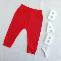 Calça Bebê Mijão Suedine (Vermelha) - comprar online