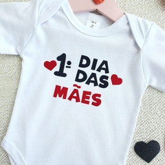 Body 1° Dia das Mães (branco) - Picole Baby
