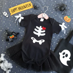 Conj. Baby Saia Tule Esqueleto - Picole Baby