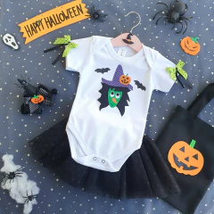 Conj. Baby Saia Tule Bruxinha (Preta) na internet