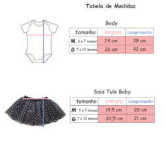 Conjunto Saia Tule Minie (Body)