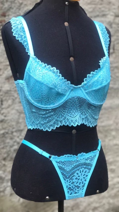 Conjunto Jessica (azul tiffany) na internet