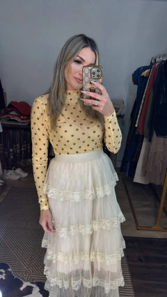 BLUSA TULE POÁ