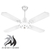 VENTILADOR BLANCO PALA MELAMINA 1.16