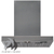 CAMPANA DE COCINA ACERO 60CM CUBRE CAÑO 50CM