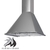 CAMPANA PC PIRAMIDAL ACERO 60 CM - CON EXTRACTOR - CON SALIDA AL EXTERIOR