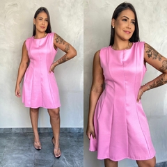 VESTIDO RODADO DRAPEADO- - Gringa Store