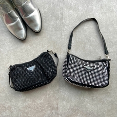 BOLSA STRASS MAO PRADA INSPIRAÇAO--