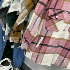 CAMISA OVER FLANELADA XADREZ-
