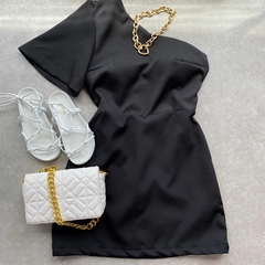 VESTIDO MANGA UNICA ALFAIATARIA - loja online