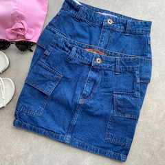 SAIA JEANS CARGO ESCURA - Gringa Store