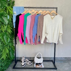 BLUSA PELINHOS MANGA LONGA - loja online