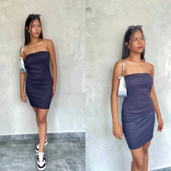 Imagem do VESTIDO RIBANA CURTO FAIXA-