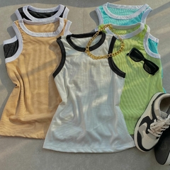 REGATA RIBANA COSTURA BRANCO- - comprar online