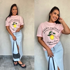 CAMISETAO ALGODAO SAINT TROPEZ- - Gringa Store