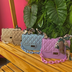 BOLSA SARAH LENÇO- - loja online