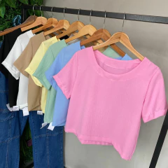 CROPPED DUNA BASICO CORES VERAO- - comprar online