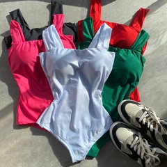 BODY SUPLEX RETO ALÇA LARGA- - Gringa Store
