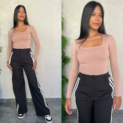 PANTALONA ALFAIATARIA LISTRA LATERAL- - comprar online