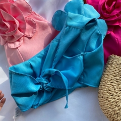 CROPED ALFAIATARIA FLOR- - loja online