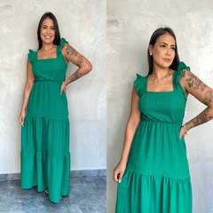Imagem do VESTIDO LONGO ALÇA TEXTURIZADO-