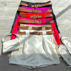 SHORT SAIA CINTO ALFAIATARIA - Gringa Store
