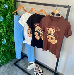 T SHIRT ATTITUDE URSO- - Gringa Store