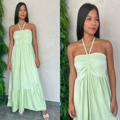 VESTIDO LONGO MARRANT AMARRAÇAO PESCOÇO- - Gringa Store
