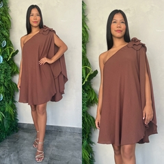 VESTIDO DUNA FLOR MANGA UNICA-