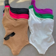 BODY MANGA UNICA TEXTURIZADO