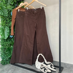 CALÇA JEANS BASICA MARROM MAIS- - comprar online