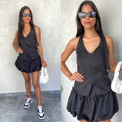Imagem do CONJUNTO COLETE E SAIA BALONE-