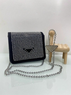 BOLSA STRASS INSPIRAÇAO PRADA- - comprar online