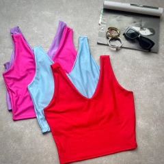 CROPED SUPLEX ALÇA DECOTE V FRIDAY-