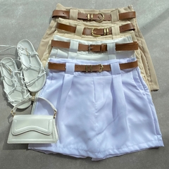 SHORT SAIA CINTO ALFAIATARIA - Gringa Store
