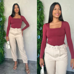 CALÇA ALFAIATARIA IMPORTADA COM CINTO- - comprar online